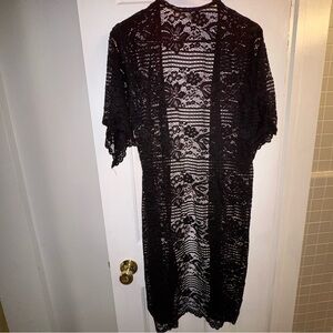 Ginger G Black Lace Cardigan